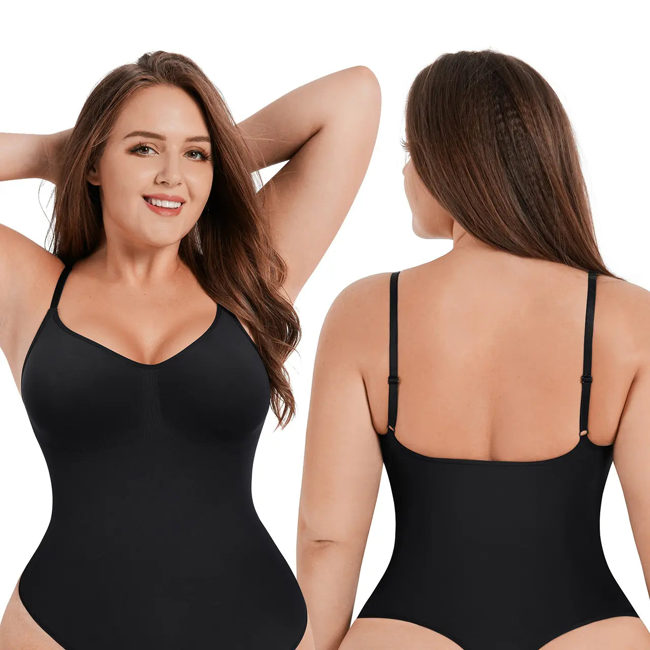 Feelingirl Seamless Covered Bust Jumpsuit Thong Bodysuit Fit Comfort Slimming Womenswear 1 Breathable Hip Tops Soft Deals for You Days Body Hugging Bodysuit Shapewear Summervibes