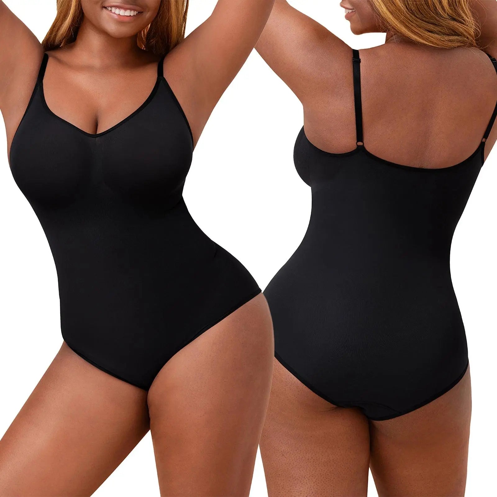 Feelingirl Seamless Covered Bust Jumpsuit Thong Bodysuit Fit Comfort Slimming Womenswear 1 Breathable Hip Tops Soft Deals for You Days Body Hugging Bodysuit Shapewear Summervibes