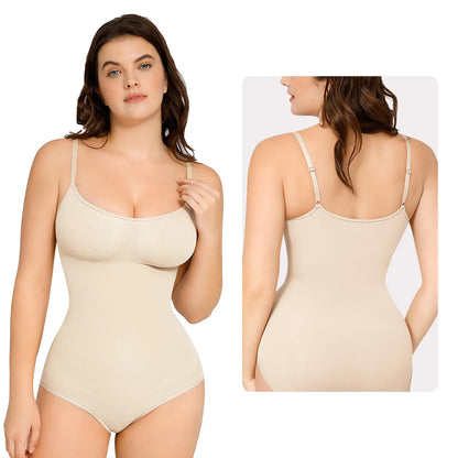 Feelingirl Seamless Covered Bust Jumpsuit Thong Bodysuit Fit Comfort Slimming Womenswear 1 Breathable Hip Tops Soft Deals for You Days Body Hugging Bodysuit Shapewear Summervibes