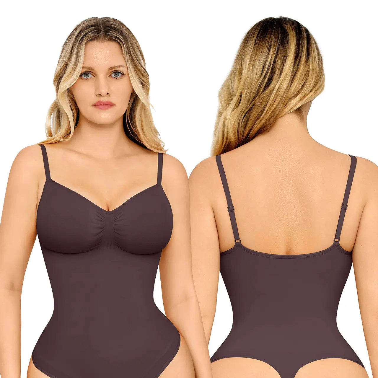 Feelingirl Seamless Covered Bust Jumpsuit Thong Bodysuit Fit Comfort Slimming Womenswear 1 Breathable Hip Tops Soft Deals for You Days Body Hugging Bodysuit Shapewear Summervibes