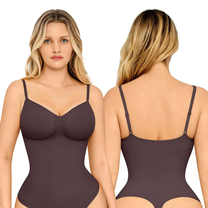 Feelingirl Seamless Covered Bust Jumpsuit Thong Bodysuit Fit Comfort Slimming Womenswear 1 Breathable Hip Tops Soft Deals for You Days Body Hugging Bodysuit Shapewear Summervibes