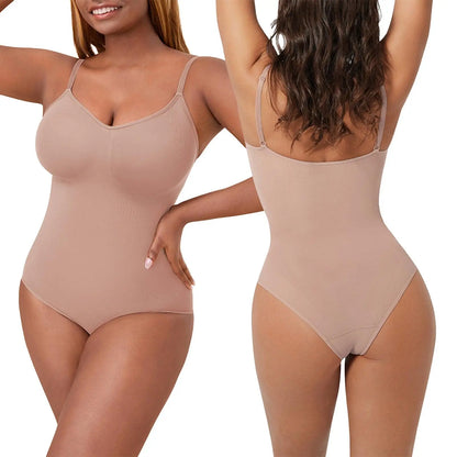 Feelingirl Seamless Covered Bust Jumpsuit Thong Bodysuit Fit Comfort Slimming Womenswear 1 Breathable Hip Tops Soft Deals for You Days Body Hugging Bodysuit Shapewear Summervibes