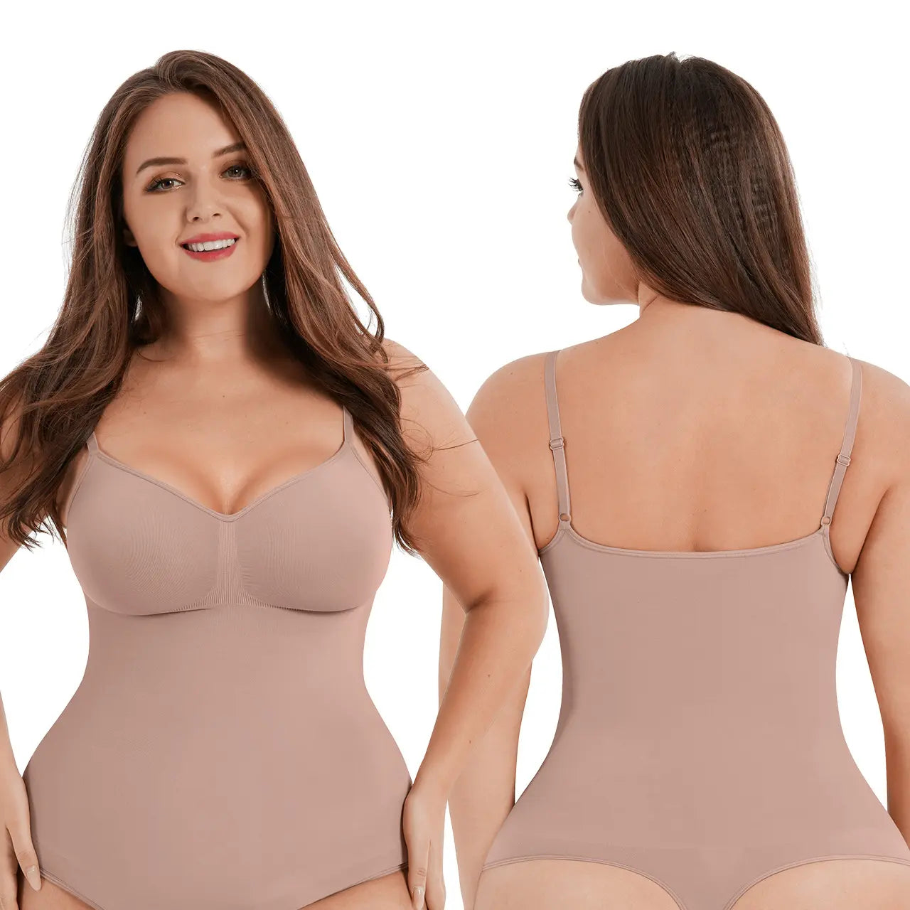 Feelingirl Seamless Covered Bust Jumpsuit Thong Bodysuit Fit Comfort Slimming Womenswear 1 Breathable Hip Tops Soft Deals for You Days Body Hugging Bodysuit Shapewear Summervibes
