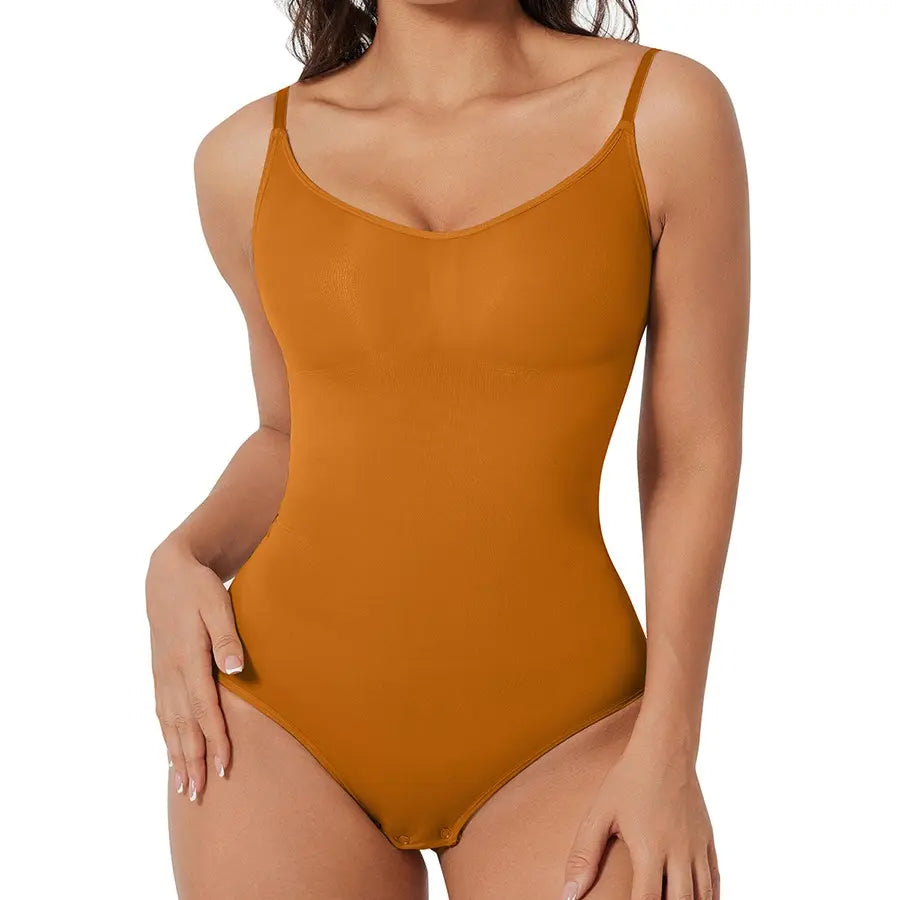 Feelingirl Seamless Covered Bust Jumpsuit Thong Bodysuit Fit Comfort Slimming Womenswear 1 Breathable Hip Tops Soft Deals for You Days Body Hugging Bodysuit Shapewear Summervibes