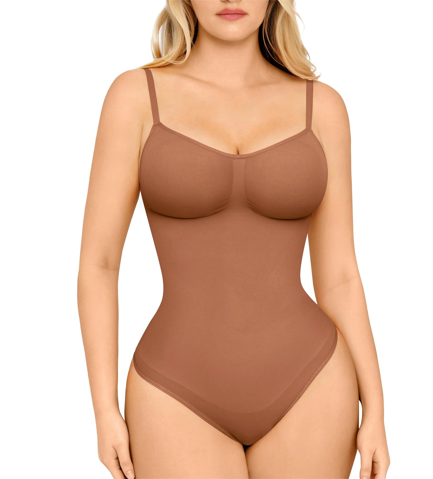 Feelingirl Seamless Covered Bust Jumpsuit Thong Bodysuit Fit Comfort Slimming Womenswear 1 Breathable Hip Tops Soft Deals for You Days Body Hugging Bodysuit Shapewear Summervibes