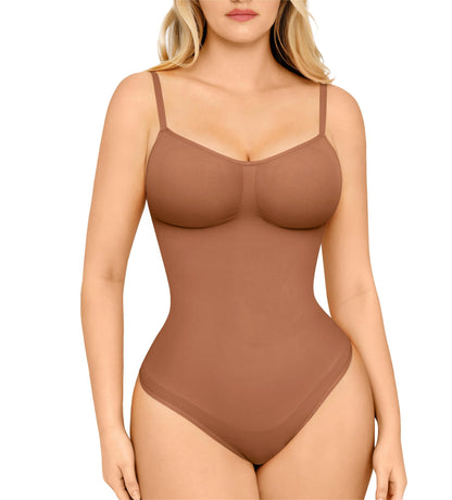 Feelingirl Seamless Covered Bust Jumpsuit Thong Bodysuit Fit Comfort Slimming Womenswear 1 Breathable Hip Tops Soft Deals for You Days Body Hugging Bodysuit Shapewear Summervibes