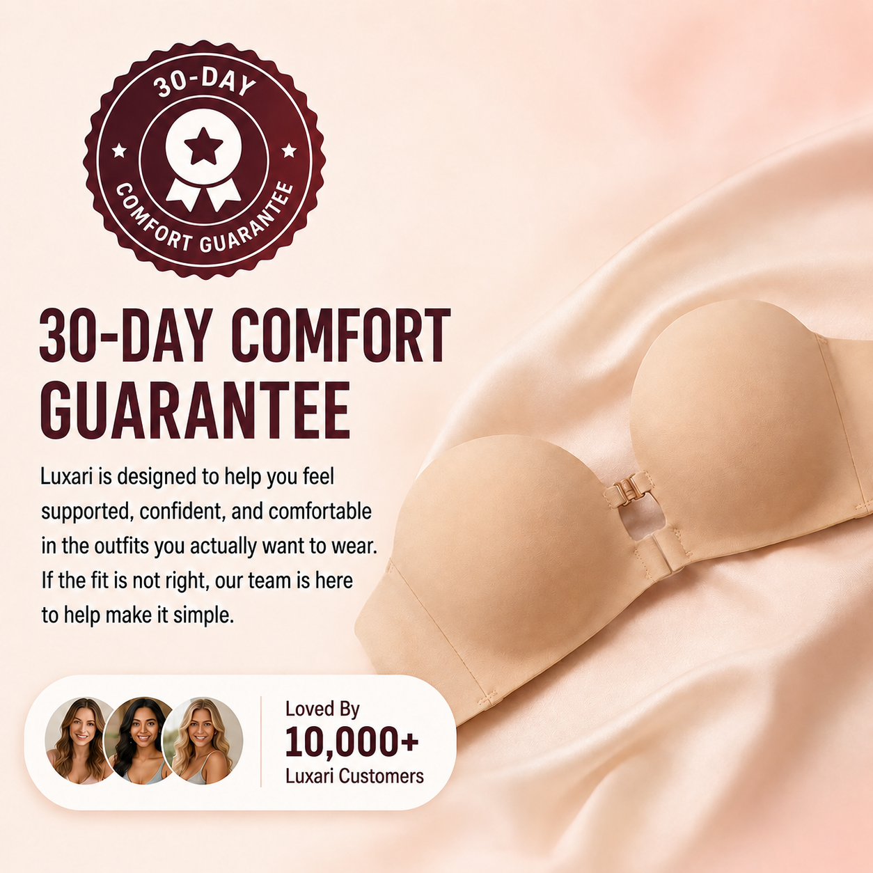 Luxari Strapless Bra