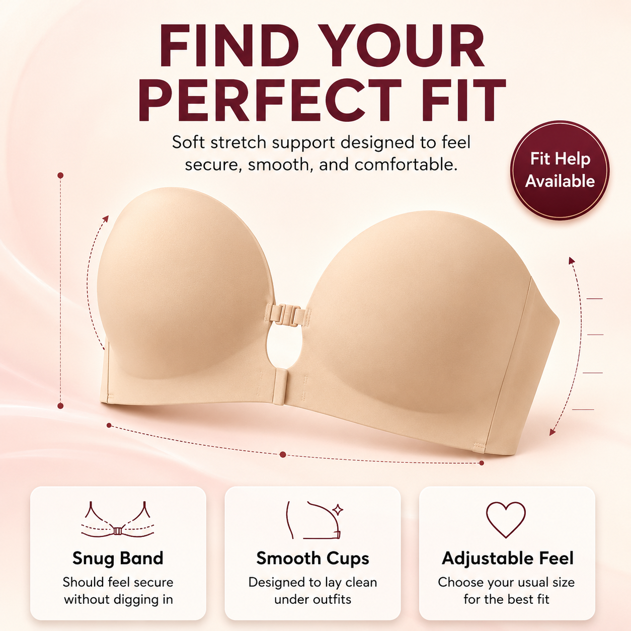 Luxari Strapless Bra