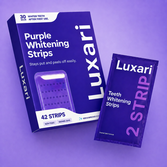 Luxari Purple Teeth Whitening Strips