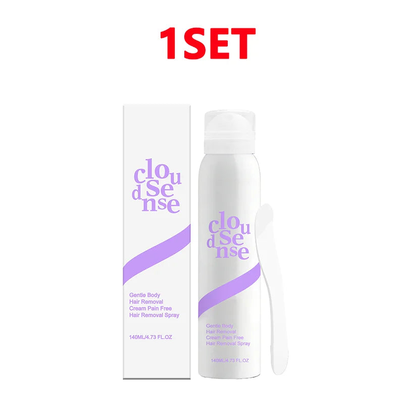 Painless Full Body Hair Removal Spray – Soothes Redness, Inhibits Hair Growth, Refreshing Full Body Use for Underarm, Leg, Arm