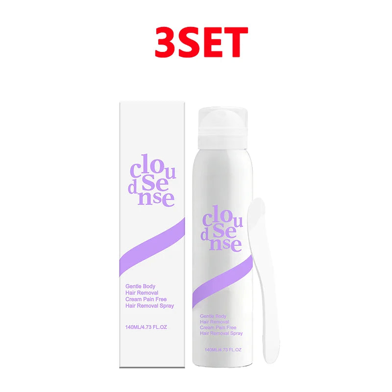 Painless Full Body Hair Removal Spray – Soothes Redness, Inhibits Hair Growth, Refreshing Full Body Use for Underarm, Leg, Arm