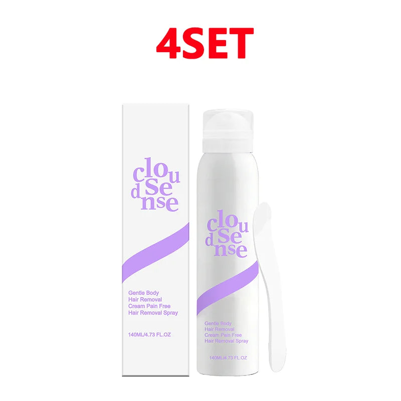 Painless Full Body Hair Removal Spray – Soothes Redness, Inhibits Hair Growth, Refreshing Full Body Use for Underarm, Leg, Arm