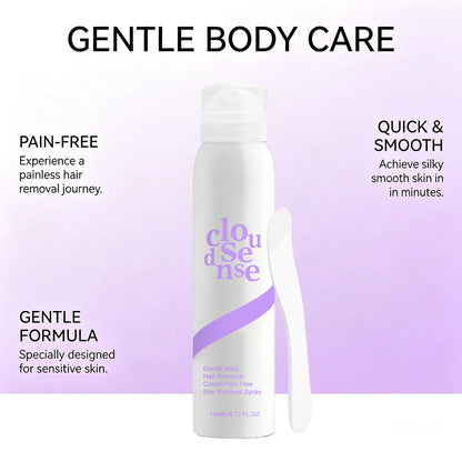 Painless Full Body Hair Removal Spray – Soothes Redness, Inhibits Hair Growth, Refreshing Full Body Use for Underarm, Leg, Arm