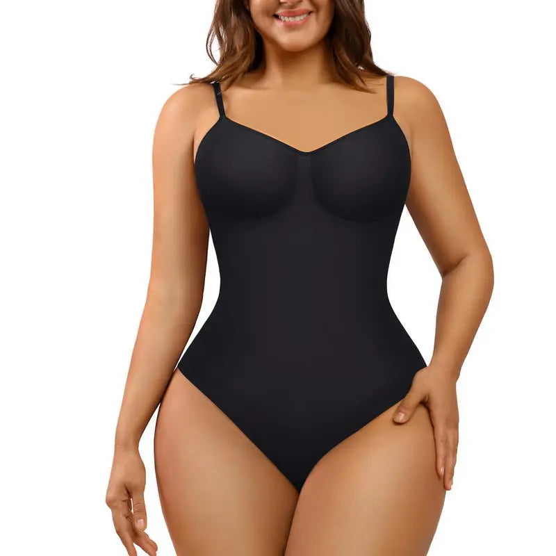 Feelingirl Seamless Covered Bust Jumpsuit Thong Bodysuit Fit Comfort Slimming Womenswear 1 Breathable Hip Tops Soft Deals for You Days Body Hugging Bodysuit Shapewear Summervibes