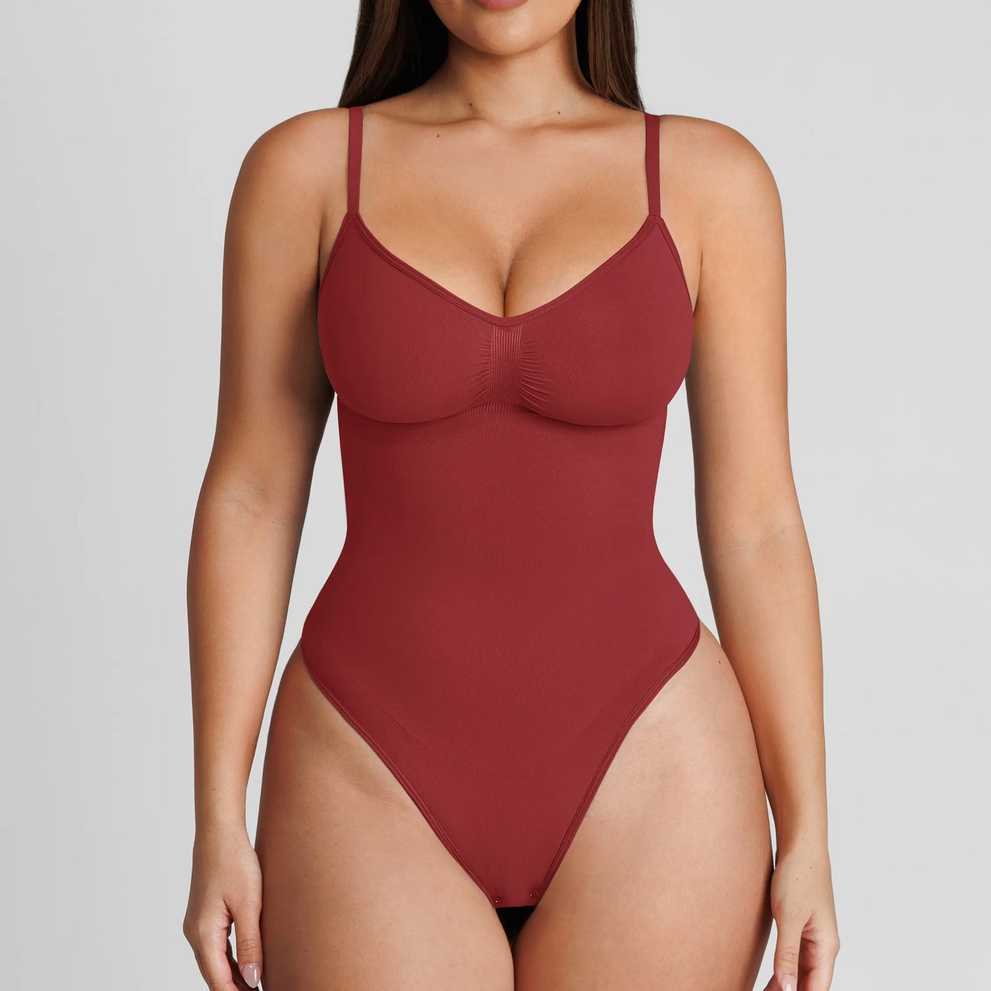 Feelingirl Seamless Covered Bust Jumpsuit Thong Bodysuit Fit Comfort Slimming Womenswear 1 Breathable Hip Tops Soft Deals for You Days Body Hugging Bodysuit Shapewear Summervibes