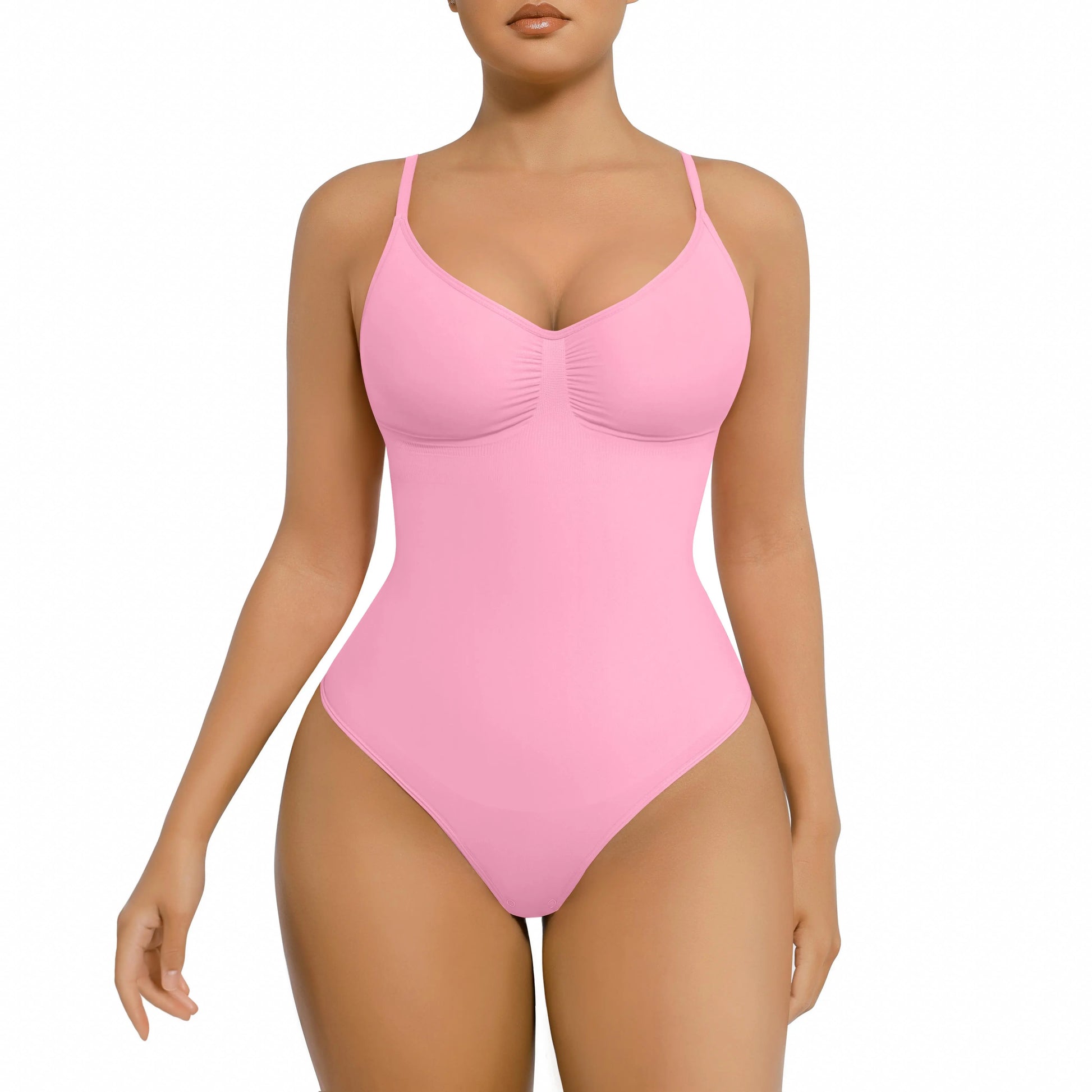Feelingirl Seamless Covered Bust Jumpsuit Thong Bodysuit Fit Comfort Slimming Womenswear 1 Breathable Hip Tops Soft Deals for You Days Body Hugging Bodysuit Shapewear Summervibes