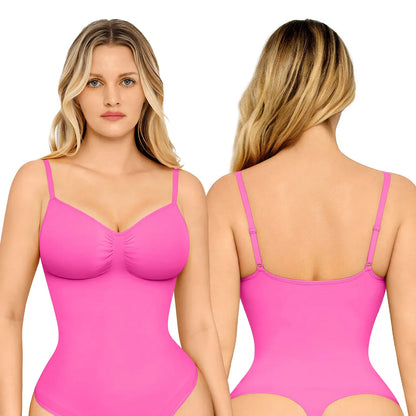 Feelingirl Seamless Covered Bust Jumpsuit Thong Bodysuit Fit Comfort Slimming Womenswear 1 Breathable Hip Tops Soft Deals for You Days Body Hugging Bodysuit Shapewear Summervibes