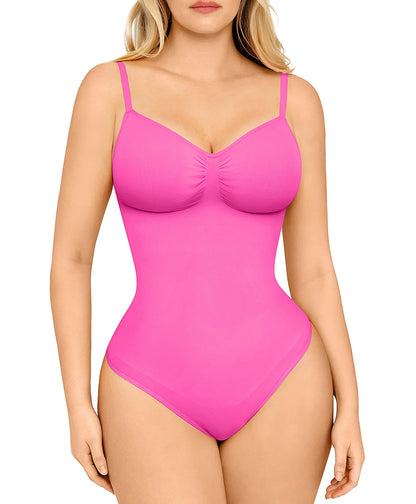 Feelingirl Seamless Covered Bust Jumpsuit Thong Bodysuit Fit Comfort Slimming Womenswear 1 Breathable Hip Tops Soft Deals for You Days Body Hugging Bodysuit Shapewear Summervibes