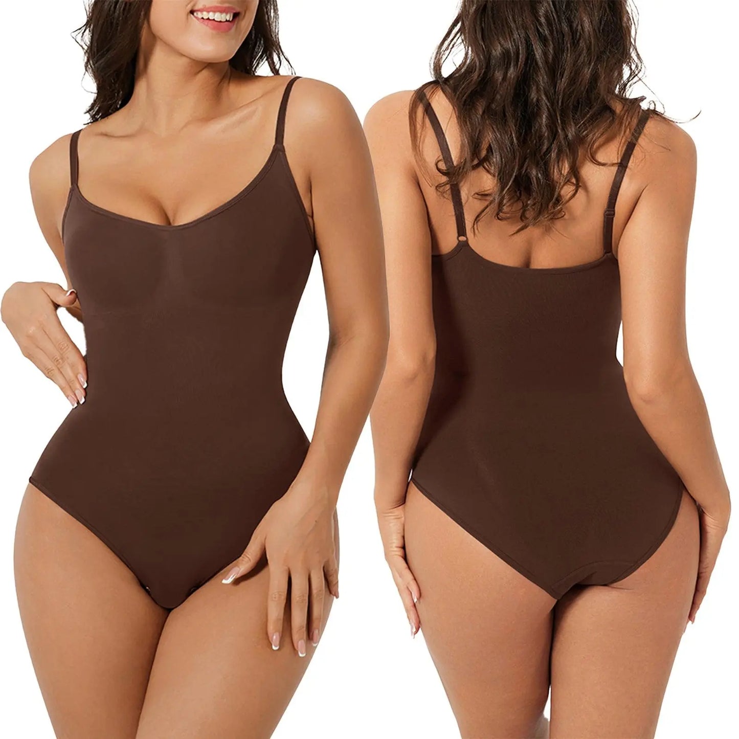Feelingirl Seamless Covered Bust Jumpsuit Thong Bodysuit Fit Comfort Slimming Womenswear 1 Breathable Hip Tops Soft Deals for You Days Body Hugging Bodysuit Shapewear Summervibes
